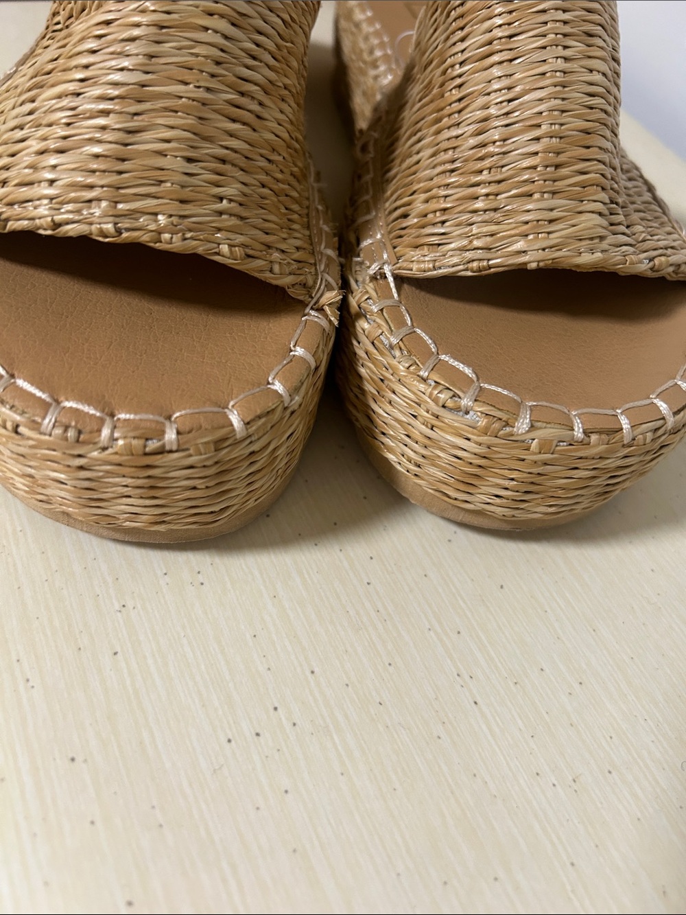 Beach by Matisse Woven Slide Mules in Tan - Picture 4 of 6
